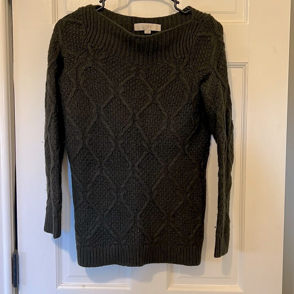 Olive green GAP sweater